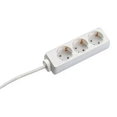 Prelungitor Bachmann SELLY 3xCEE7/3 PC, fara intrerupator, lungime cablu 5m, H05VV-F 3G1, alb…