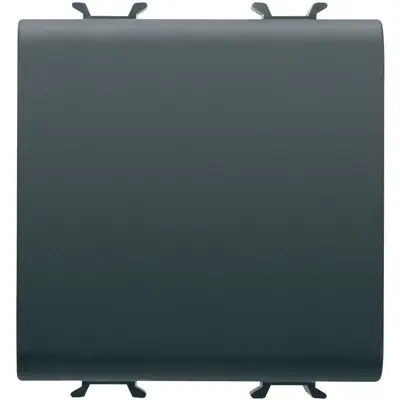 Intrerupator cap scara 2 module Gewiss Chorus GW12071, negru satin