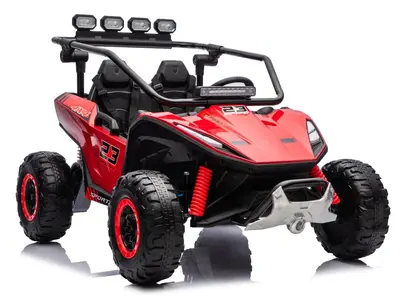 UTV electric pentru 2 copii Kinderauto Vector V2 Dune-Buggy, 220W, 12V, roti moi, scaun tapitat…
