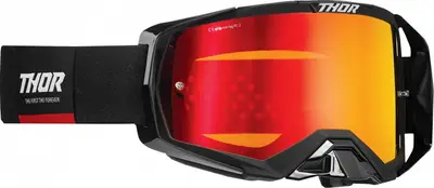 Ochelari cross atv Thor Activate, lentila oglinda, culoare negru