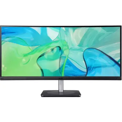Acer Monitor IPS LED Acer 34 CB343CURb, UWQHD (3440 x 1440), HDMI, DisplayPort, Ecran curbat, Boxe…