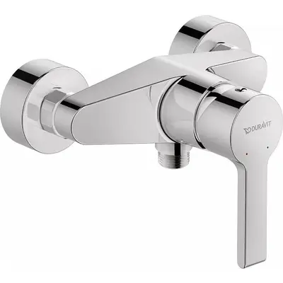 Duravit Baterie dus Duravit B.2 B24230000010, aparenta, monocomanda, cartus ceramic, Crom