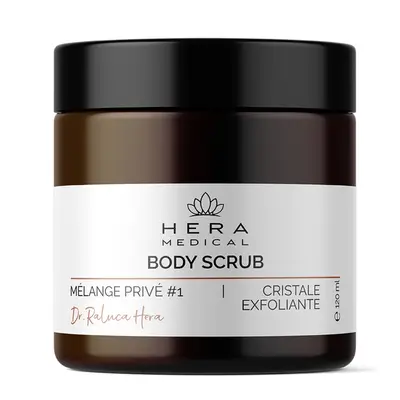 Exfoliant corporal cu cristale din saruri de Himalaya BODY SCRUB | MÉLANGE PRIVÉ #1, Hera Medical…