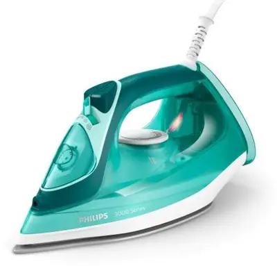 Fier de calcat Philips Seria 3000, 2400 W, Jet continuu de abur 40g/min, 300 mL, Talpa ceramica…