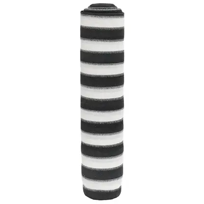 Plasa protectie intimitate antracit/alb 1,5x25 m hdpe 195 g/m2