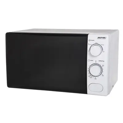 MPM Cuptor cu microunde, MPM, 20-KMM-12W, 20 L, 700 W, 5 Trepte, Cronometru, Alb