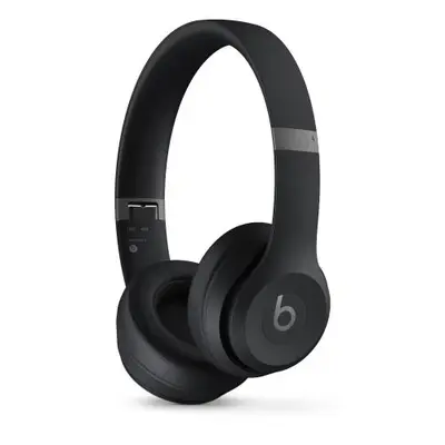 Casti Stereo Wireless On-Ear Beats Solo 4, Bluetooth, Autonomie 50 ore, ANC, Microfon (Negru)