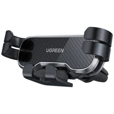 Ugreen Gravity Suport Auto pentru Telefon cu carlige reglabile Neagra