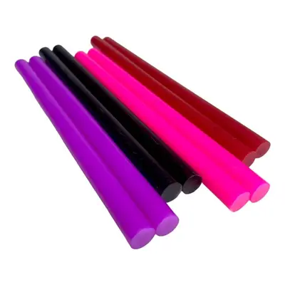 Batoane silicon colorate pentru pistol lipit (1kg) 7mm x 180mm - Mov