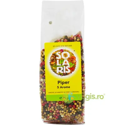 Condiment Varietati Piper Boabe (5 Arome) 75g