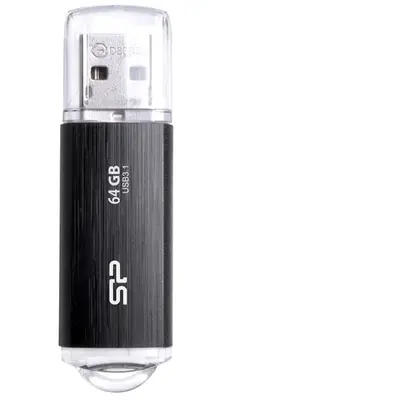 Silicon power Memorie USB Power Blaze B02, Silicon Power, 64GB, USB 3.1 Gen 1, Negru