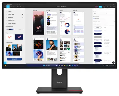Monitor Consumer Lenovo ThinkVision T32UD-40, 31.5", 3840 x 2160 pixeli, Black, 2 ani Garantie