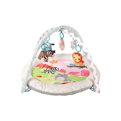 Salteluta interactiva, BabyTrold, Cu sunete si texturi, Contine covoras de joaca, 2 arcade, 5…