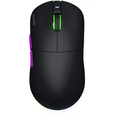HATOR Mouse wireless Hator Quasar 3 Ultra 8K, 30K DPI, conectivitate 2.4GHz, bluetooth 5.4 si USB…