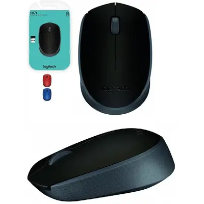 Mouse m171 black, optic, fara fir, USB, 1000dpi, negru