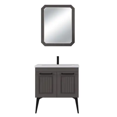 Set mobilier baie Hero 3 piese latte massive 80 cm