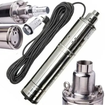*RACIRE ULEI* Pompa Apa Submersibila 1500W, CABLU 20M, 3000l/h, QGD Tip Tun cu Turbine, *RACIRE CU…