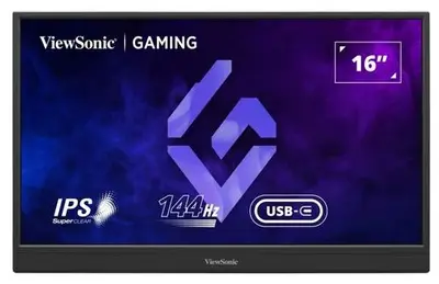 Monitor Portabil Gaming IPS LED ViewSonic 15.6inch VX1654, Full HD (1920 x 1080), mini HDMI, Boxe…