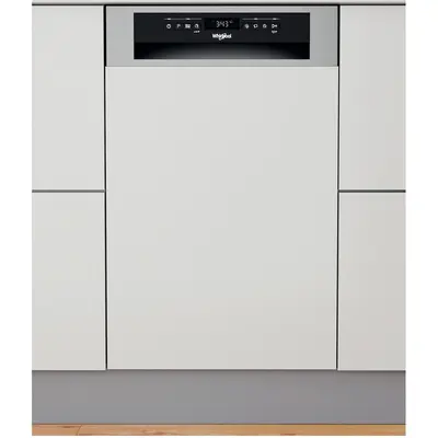 Whirlpool Masina de spalat vase semi-incorporabila Whirlpool WSBO3O34PFX, 10 seturi, 8 programe…
