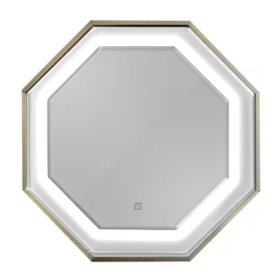 Oglinda baie cu LED si buton touch L-1162 60x60 cm