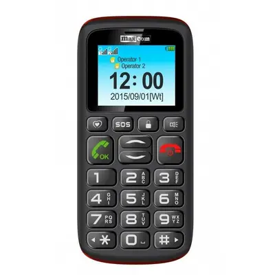 Telefon Mobil MM428BB Dual Sim Radio FM Lanterna Negru