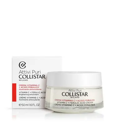Crema iluminatoare Collistar cu vitamina C, Attivi Puri Vitamin C + Ferulic Acid Cream…
