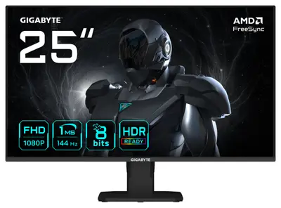 Monitor Gaming GIGABYTE GS25F14, 24.5", 1920 x 1080 pixeli, Black, 2 ani Garantie
