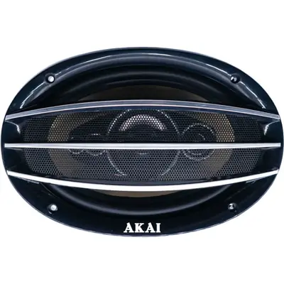 Akai Boxe auto Akai ACS-696, 5 cai, 250W, 22.8cm, Negru