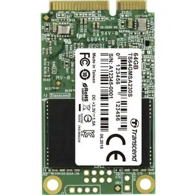 Transcend SSD Transcend 230S 64GB, SATA3, mSATA